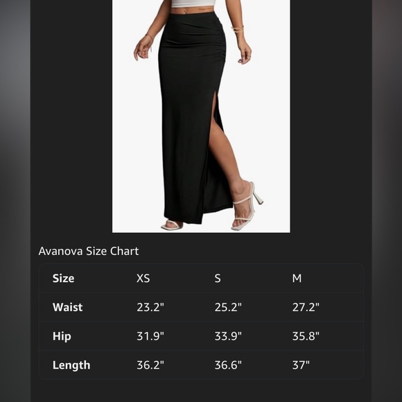 AVANOVA SPLIT SLIT RUCHED SKIRT - Picture 5 of 9
